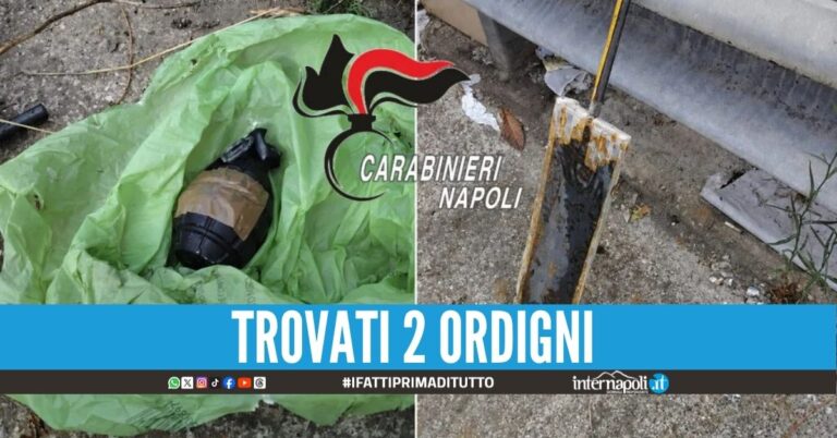 Controlli alle 'palazzine 219' di Brusciano, trovata una bomba a mano