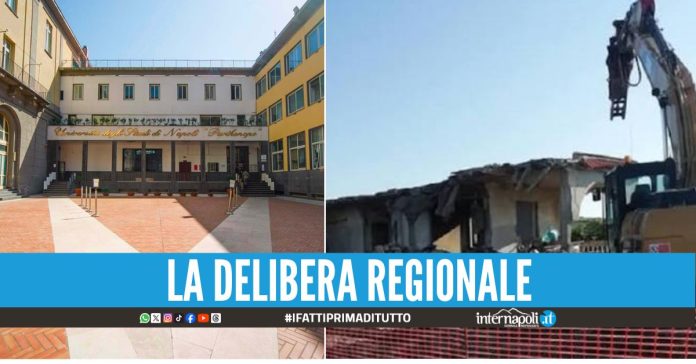 La Regione finanzia il nuovo plesso universitario a Nola e le demolizioni degli abusi a Castel Volturno