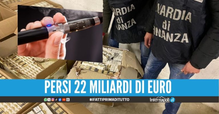 Boom del contrabbando, consumate 55 miliardi di sigarette illegali