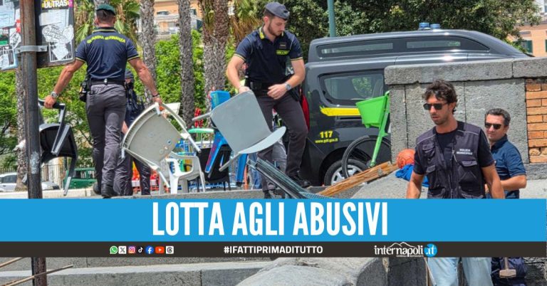 Nuovo blitz al Lido Mappatella, sequestrati ombrelloni e sedie