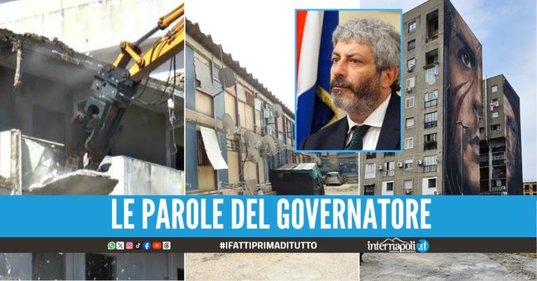 Piano casa, Fico annuncia: "50 milioni per Scampia, Ponticelli e Taverna del Ferro"