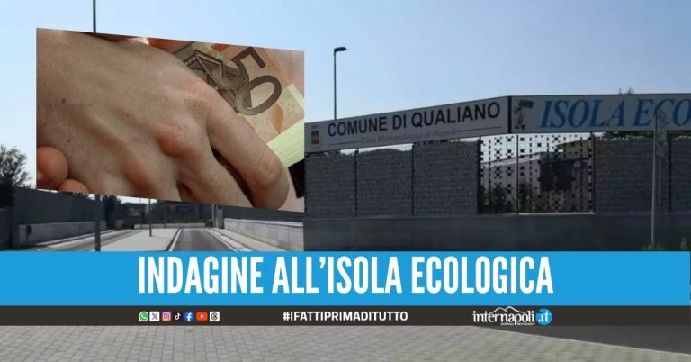 Mazzette per sversare i rifiuti a Qualiano, sospesi 3 dipendenti comunali