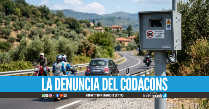 Il Codacons: Napoli ultima città italiana per incassi dagli autovelox