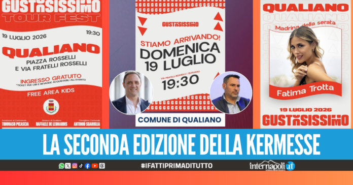 Tutto pronto a Qualiano per il 'Gustosissimo tour fest' buon cibo e intrattenimento