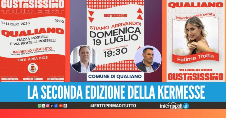 Tutto pronto a Qualiano per il 'Gustosissimo tour fest' buon cibo e intrattenimento