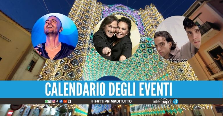 Festa a Bacoli. Le date dei concerti di Fiorellino, Ricchi e Poveri e Lda&Aka 7Even