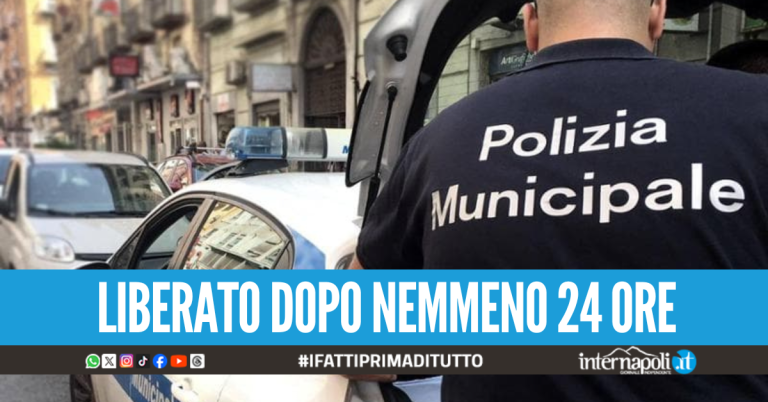 Scappa all’alt e ferisce un agente a Napoli, torna subito libero