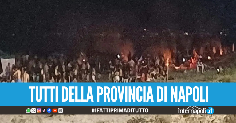 Maxi rissa al falò di Ferragosto a Mondragone, denunciati in cinque