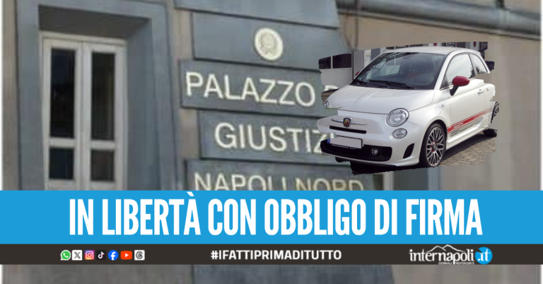 Da Giugliano a Cesa per rubare una 500 Abarth, arrestato e già scarcerato