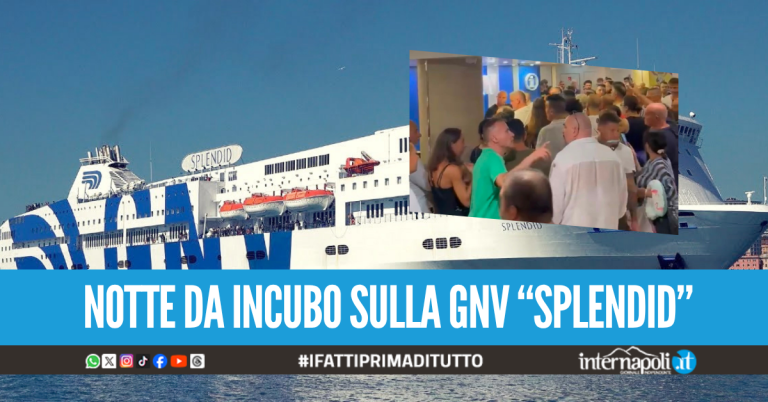 Manca l'aria condizionata sulla nave, 1600 passeggeri restano bloccati al porto di Napoli