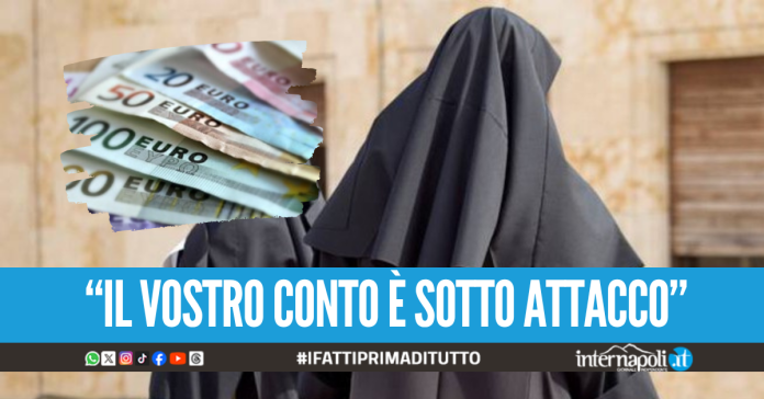 Truffa la suora e svuota il conto dell'istituto religioso, bonifico da 30mila euro