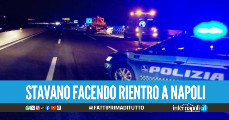 Tragico schianto tra due auto sull'A16 a Marigliano, coppia muore dopo l'impatto