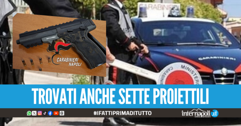 Pistola tra i vestiti, blitz a Licola con un arresto