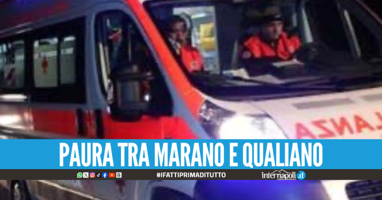Grave incidente a Calvizzano, Panda con tre giovani si ribalta: uno è grave