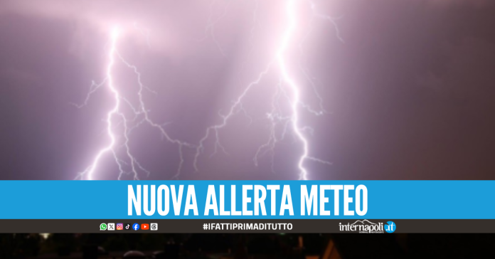 Ancora temporali in Campania, diramata allerta meteo 