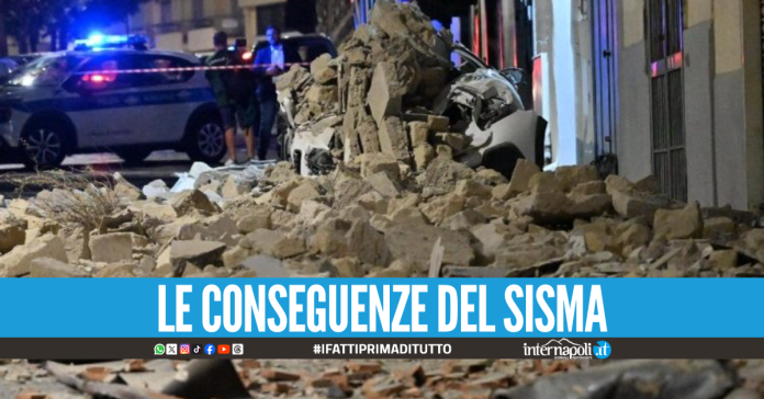 Campi Flegrei, 13 scuole inagibili dopo il terremoto: oltre 700 sfollati e autobotti in azione