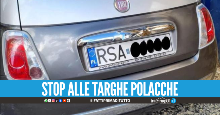 Addio alle targhe polacche, l'Rc auto italiana sarà obbligatoria anche per le auto straniere