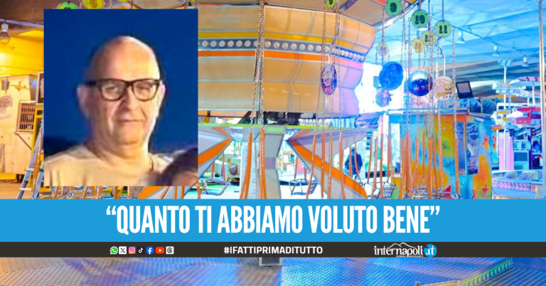 Bacoli piange Valentino, il “gigante buono” delle giostrine: il ricordo del sindaco