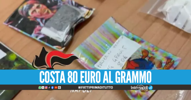 Frozen hashish marchiato Topolino e Scarface, pusher in Smart beccato a Melito