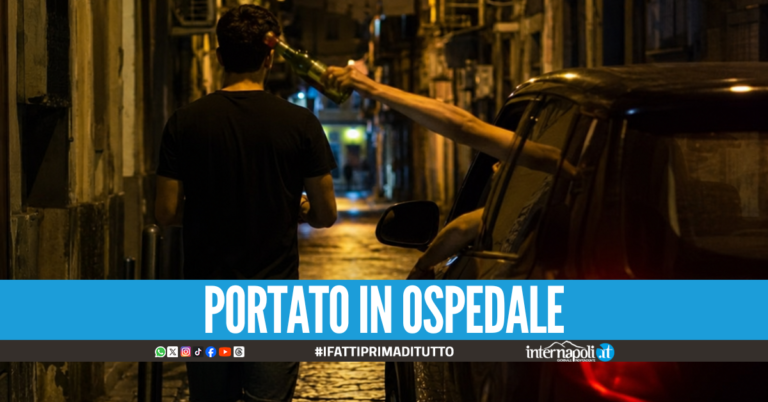 Choc a Napoli, giovani turista ferito a bottigliate durante una rapina