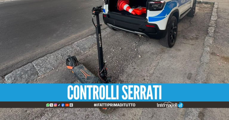 Task force a Sant'Antimo, arriva la stretta ai monopattini elettrici