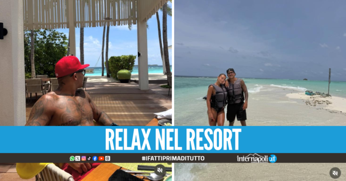 Geolier e Chiara Frattesi, vacanza da sogno nel resort alle Maldive: fino a 60mila euro a notte