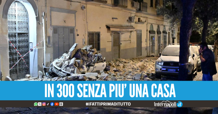 Terremoto a Pozzuoli, è emergenza sfollati: 150 famiglie senza casa