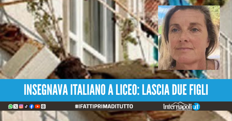 Un boato improvviso, poi il dramma: Roberta muore a 56 anni dopo il crollo del balcone di casa
