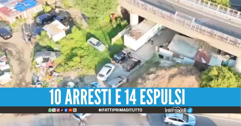 Furti d'energia elettrica e auto fuorilegge scovate nel campo rom a Casoria