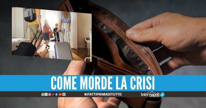 Crisi d'agosto, quasi 9 milioni di italiani rinunciano alle vacanze