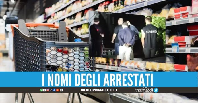 La camorra imponeva le assunzioni al supermercato, 2 arresti
