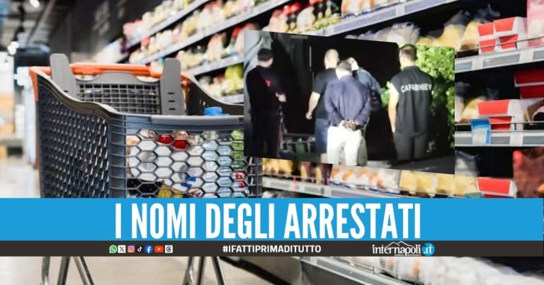 La camorra imponeva le assunzioni al supermercato, 2 arresti