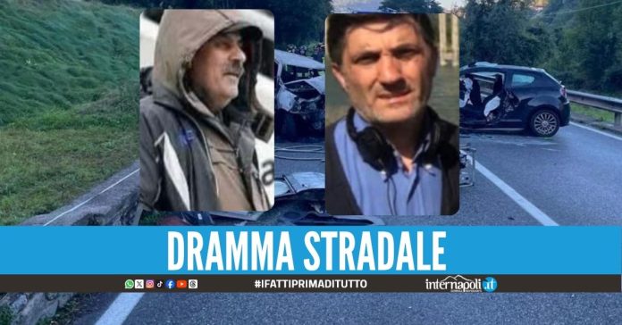 Giovanni Fasulo e Antonio De Rosa morti nell'incidente a Benevento