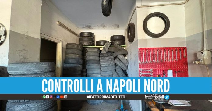 Gommista e discarica abusivi scovati a Napoli, scattano i sequestri