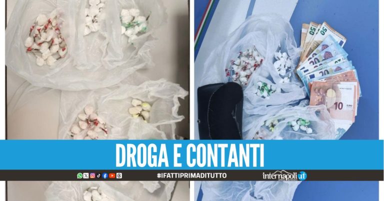 Spacciava cocaina ad Aversa, 24enne di Napoli beccato tra le sterpaglie