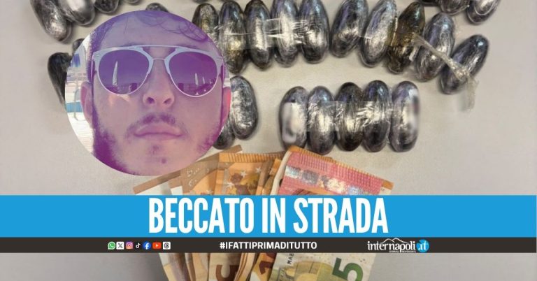 Mezzo chilo di droga tenuto negli slip, catturato a Napoli