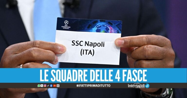 Sorteggio Champions League, chi sono le possibili avversarie del Napoli