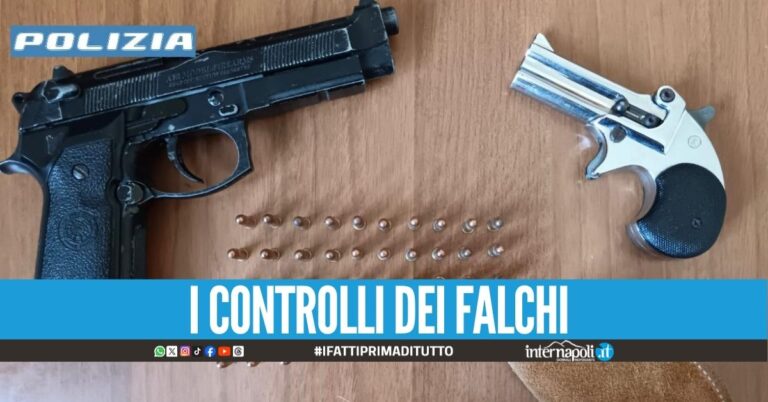 Nascondeva due pistola in cantina, 62enne arrestato a Napoli