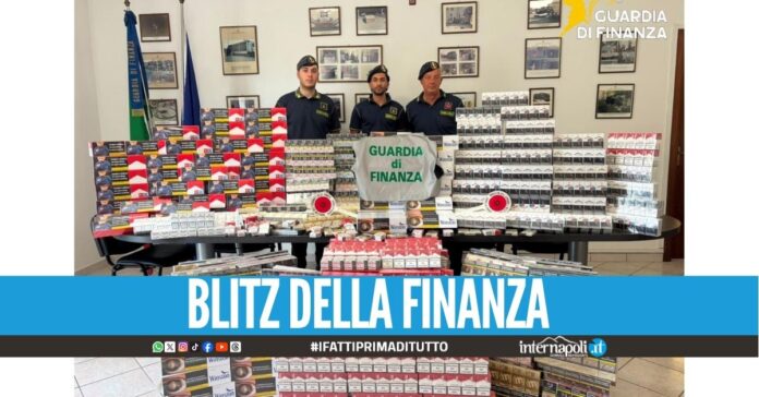 Sequestrato un quintale di sigarette, arrestato il custode a Salerno