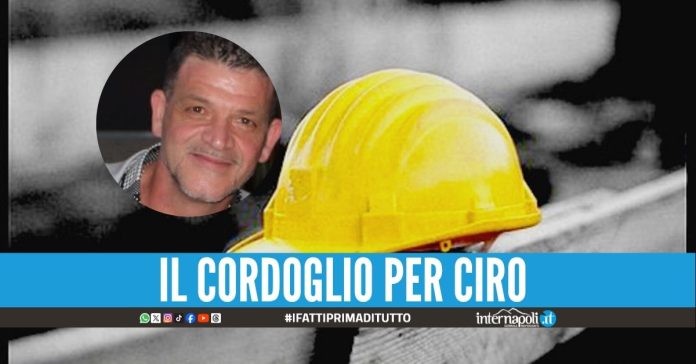 Ercolano piange Ciro Panico, l'operaio morto dopo la caduta