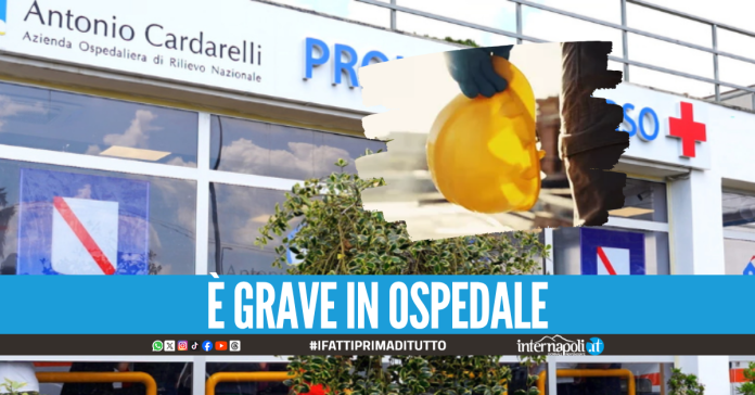 Incidente sul cantiere al Don Guanella, operaio di Villaricca in codice rosso