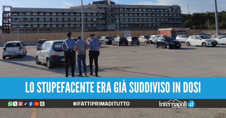 cocaina parcheggio ospedale pozzuoli