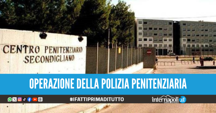 sequestro carcere secondigliano droga cellulare