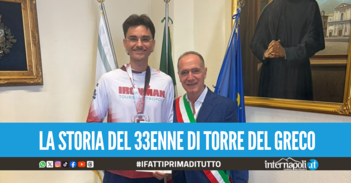 Perse la gamba in un incidente, Vincenzo Garofalo premiato per l'Ironman World Championship