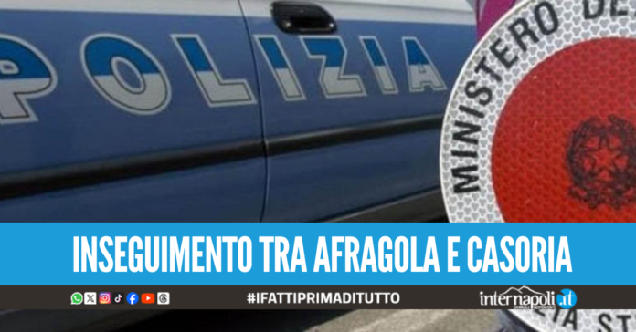 Non si ferma all'alt ad Afragola e si dà alla fuga, arrestato dopo lo schianto contro la volante