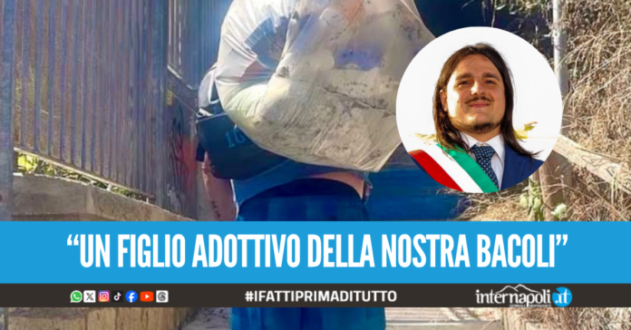 Da Napoli a Bacoli per ripulire lo Schiacchetiello dai rifiuti, il bel gesto di Pasquale Attanasio