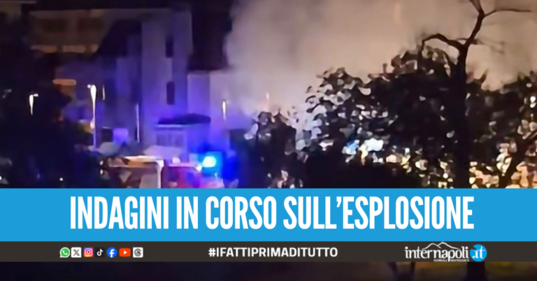 Auto esplode in strada a Marano, aria irrespirabile e paura tra i residenti