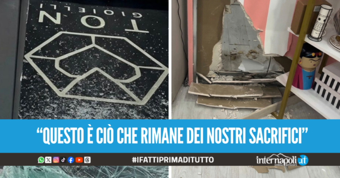 Raid nella nota gioielleria a Lago Patria, ladri forzano l'ingresso e fanno incetta di gioielli