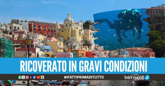 Cede bombola sul gommone a Procida, sub scaraventato in mare dopo l'esplosione
