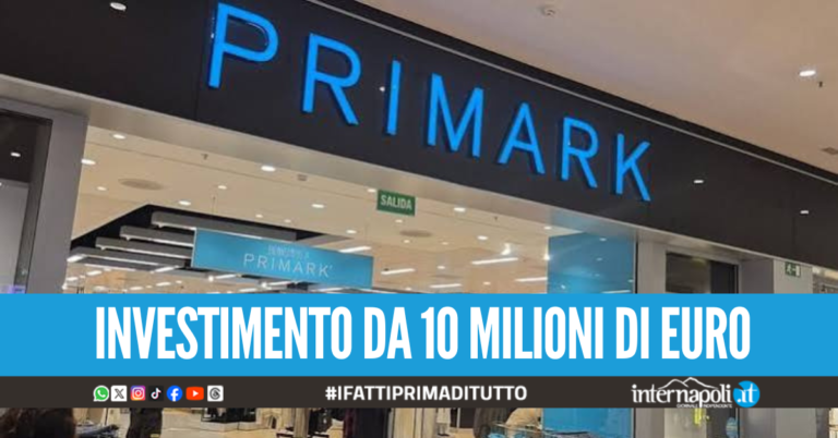 Primark apre le porte al Parco Commerciale "Grande Sud", inaugurato il nuovo punto vendita a Giugliano